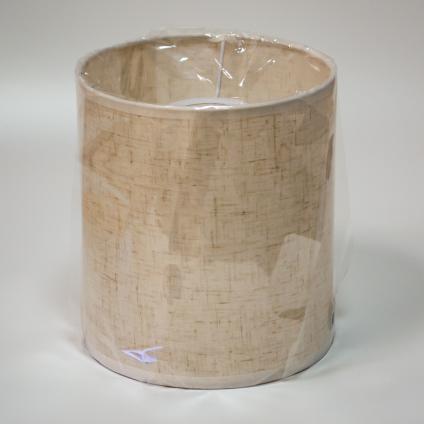 Абажур AT406/WT лен E27 d160 h180, DUO22